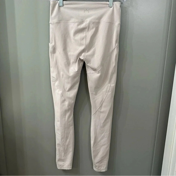 Varley Leggings Nude Pink Size Small Full Length Pockets - Picture 2 of 5